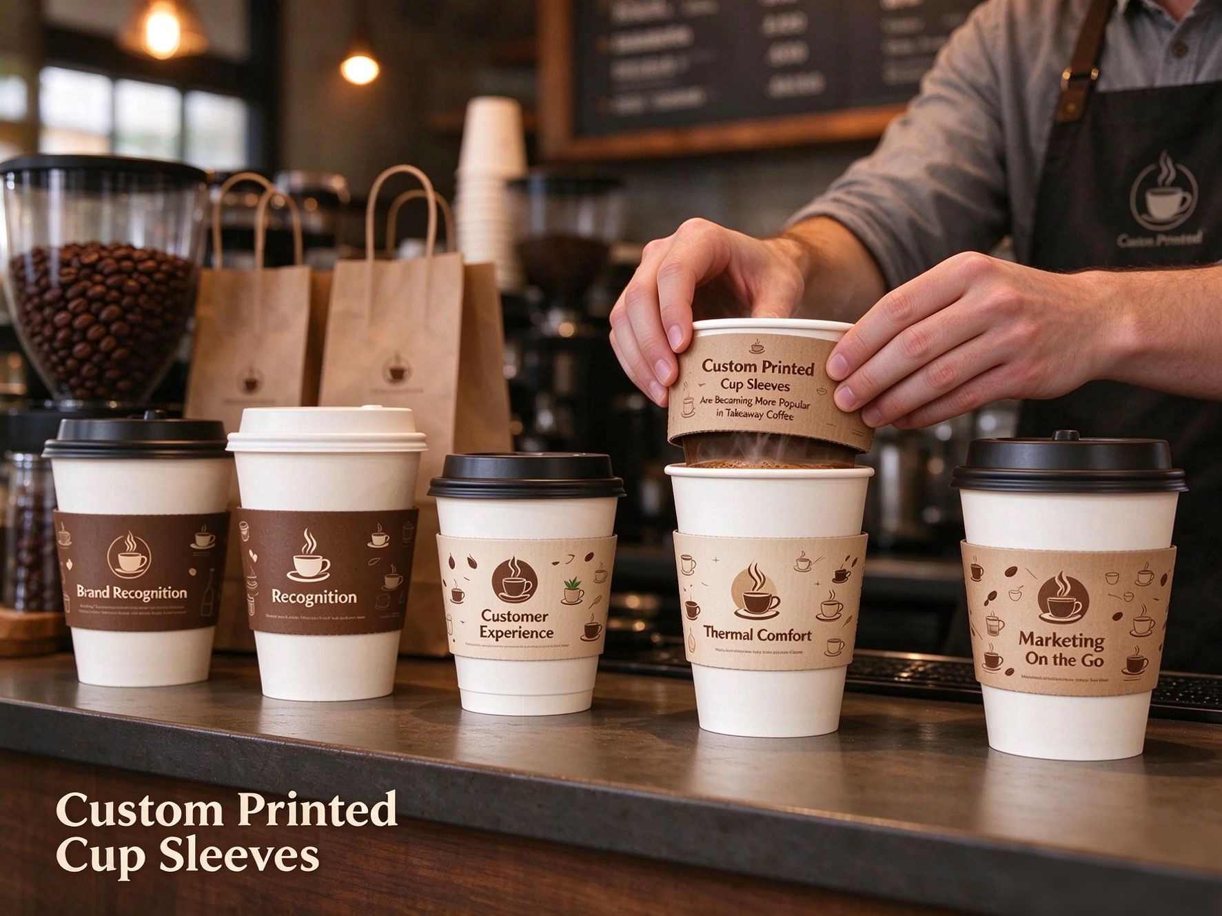 Why Custom Printed Cup Sleeves Are Becoming More Popular in Takeaway Coffee